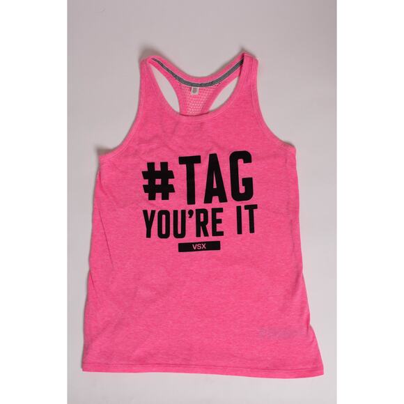 Victoria's Secret VSX Sport Pink Tank Top Size Extra Small - Picture 1 of 7